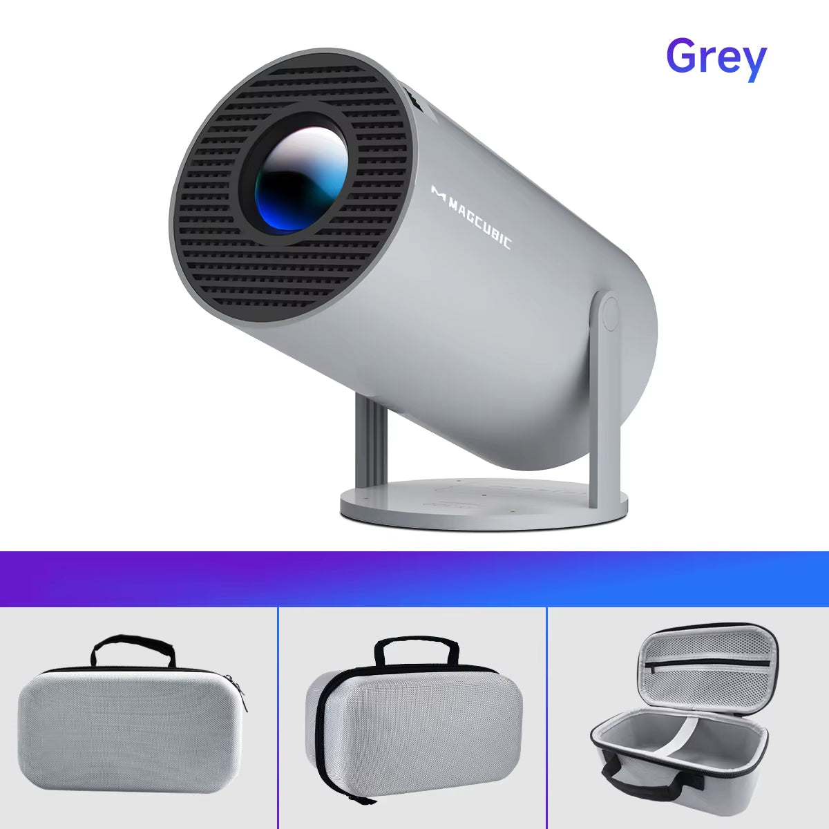 HY300 Pro 8K Projector with Android 14, Dual WiFi 6, 290 ANSI Lumens, Allwinner H726, Bluetooth 5.4, 1080P and 1280x720P for Home Cinema and Outdoor Use